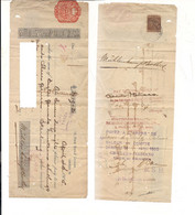 G768 GRAN BRETAGNA BOND 1906 CAMBIALE MUHLENKAMP BROTHERS  LONDON - Fiscale Zegels