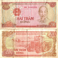 Viet Nam 200 Dong 1987 P-100c #4007 - Viêt-Nam