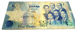 Ghana , 5 Cedis , 2007 , P 38 - Ghana