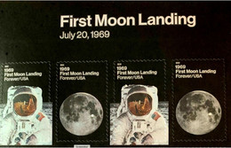 US 2019 Sheet, 50th Anniversary Of Moon Landing, 24 Forever Stamps 55c,Sc #5399-5400, VF MNH** - Stati Uniti