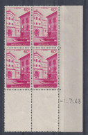 MONACO N° 308 - Bloc De 4 COIN DATE - NEUF SANS CHARNIERE - 1/7/48 - Ungebraucht