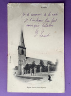 59    ANZIN  Carte Précurseur   Eglise Saint-Jean-Baptiste     Bon état (égrenures En Partie Haute) - Anzin