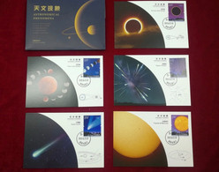 China Maximum Card,2020-15, "astronomical Phenomena" Extreme Postcard，5 Pcs - Cartes-maximum