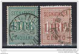 REGNO:  1884  SEGNATASSE  -  S. CPL. 2  VAL. US. -  SASS. 15/16 - Portomarken