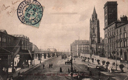 LIVERPOOL / OVERHEAD RAILWAY AND ST NICHOLAS CHURCH - Liverpool