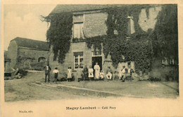 Magny Lambert * Place Du Village Et Café PAVY - Autres & Non Classés