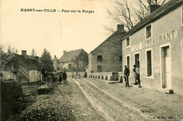 Magny Sur Tille * Rue Et Le Pont Sur La Norges * Café Restaurant - Andere & Zonder Classificatie