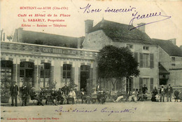 Montigny Sur Aube * Café Et Hôtel De La Place L. SABARLY Propriétaire * Débit De Tabac Tabacs - Autres & Non Classés