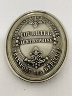 Véritable Plaque De Facteur Courrier D’entreprise Haute Savoie - Sonstige & Ohne Zuordnung