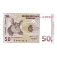 Billet, Congo Democratic Republic, 50 Centimes, 1997, 1997-11-01, KM:84a, NEUF - Republik Kongo (Kongo-Brazzaville)