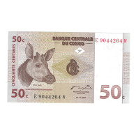 Billet, Congo Democratic Republic, 50 Centimes, 1997, 1997-11-01, KM:84a, NEUF - Repubblica Del Congo (Congo-Brazzaville)