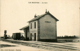 Le Maupas * Vue Sur La Gare Du Village * Wagon * Ligne Chemin De Fer - Other & Unclassified