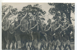CPA  Scoutisme JAMBOREE 1947 - Moisson (Mantes La Jolie -78) - Musique Américaine - Scouts, Musique, Fanfare, - Pfadfinder-Bewegung