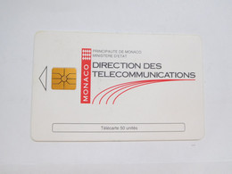 Télécarte Monaco , MF31 , Direction Des Télécommunications , TBE , Cote : 2 Euros - Monace