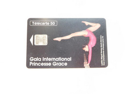 Télécarte Monaco , MF32 , Gala Princesse Grace ,  TBE , Cote : 4 Euros - Monace