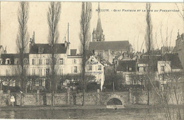 Melun Quai Pasteur Et La Rue Du Presbytere - Melun