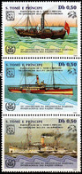 SAO TOME ET PRINCIPE Bateaux A Voile, Bateaux A Vapeur Yvert N° 796/98 ** MNH. Neuf Sans Charnière - Ships