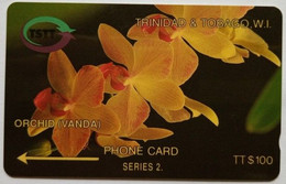 Trinidad And Tobago 14CTTD TT$100 " Orchid Varida " - Trinité & Tobago