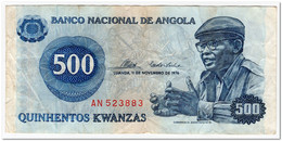 ANGOLA,500 KWANZAS,1976,P.112a,FINE - Angola