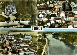 Torcy * Souvenir De La Commune * Cp 4 Vues - Torcy