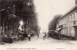 CPA   80   SAINT-VALERY---RUE DE L'HOTEL DE VILLE---1903 - Saint Valery Sur Somme