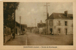 Mignières * La Route De Montargis * épicerie - Autres & Non Classés