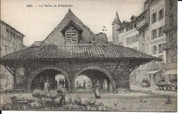 1885 - LES HALLES DE FIGEAC - Figeac