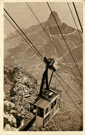 South-Africa - Cable Car Leaving Summit Station - Table Mountain - Zuid-Afrika