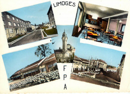 Limoges * Centre De Formation Professionnelle Des Adultes * Le Bâtiment * 68 Rue De Babylone * Cp 5 Vues - Limoges