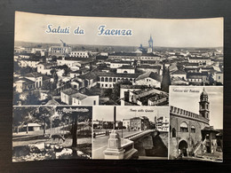 Saluti Da Faenza Vedutine Gruss 1963 - Faenza