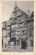 Cpa Colmar Maison Des Têtes , Cachet Colmar Gare Timbre Le Puy-en-velay (1933) 1936 Envoyé - Non Classés