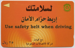 Saudi Arabia SAUDF 25 Riyals  " Use Safety Belt When Driving " - Arabia Saudita