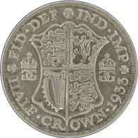 LaZooRo: Great Britain 1/2 Crown 1933 XF/UNC - Silver - K. 1/2 Crown