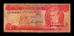 Barbados 1 Dollar 1973 Pick 29 BC- G - Barbados