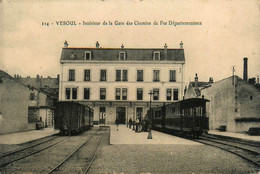 Vesoul * Intérieur De La Gare Des Chemin De Fer Départementaux * Ligne Haute Saone * Trains - Vesoul