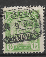 Privatpost Hannover, Guter Gestempelter Wert Der Mercur-Gesellschaft Von 1896 - Sello Particular
