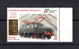 ITALIA  :  Locomotiva Elettrica Trifase E.431 - 1 Val.  MNH**  Del  23.06.2022 - 2021-...:  Nuevos