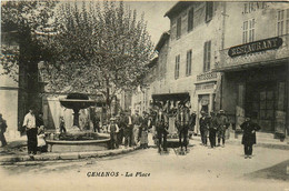 Gémenos * La Place Du Village * Restaurant * Pâtisserie * Diligence * Fontaine Et Villageois - Autres & Non Classés