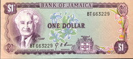 Jamaica 1 Dollar, P-54 (1970) - UNC - Jamaique