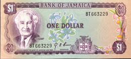 Jamaica 1 Dollar, P-54 (1970) - UNC - Jamaica