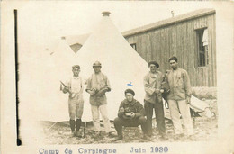 Aubagne * Carte Photo * Le Camp De Carpiagne * Juin 1930 * " Les Durs Du 20ème * Militaria Militaires - Aubagne