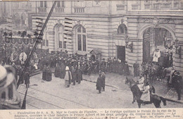 Funérailles De S. A. R. Mgr Le Comte De Flandre Vue Peu Courante N° 7 1905  D'après Phot. Stern - Beroemde Personen