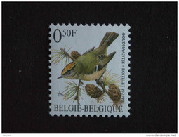 België Belgique Belgium 1991 Vogels Oiseaux Buzin Goudhaantje Roitelet Huppé Witte Gom 2424 Yv 2424 MNH ** - 1985-.. Vogels (Buzin)