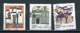 CHINE  - ARCHITECTURE - N° Yt 2775+2780+2781 Obli. - Used Stamps