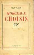 Morceaux Choisis De Max Jacob (1936) - Zonder Classificatie