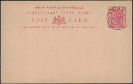 COTE D'OR - GOLD COAST - ENTIER POSTAL - CACHET ADA - LE 5-8-1897. - Gold Coast (...-1957)