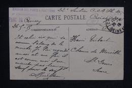 FRANCE - Cachet Militaire Sur Carte Postale De Vaucresson En 1915 En Fm Pour St Denis - L 124730 - WW I