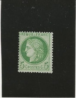 CERES DENTELE -N°53 NEUF SANS CHARNIERE - TB ANNEE 1872 - COTE: 375 € - 1871-1875 Cérès