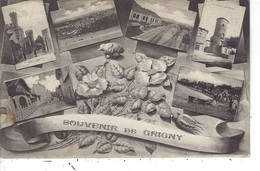 69 - GRIGNY  - Carte Multi Vues " Souvenir De " - Grigny