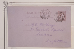 AY11 MONTE CARLO   BELLE CARTE   ENTIER 1890  POUR LONDON U.K +CHARLES III+AFFRANCH. PLAISANT - Brieven En Documenten